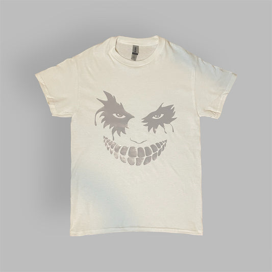 Smile T-Shirt(White & Light Grey)