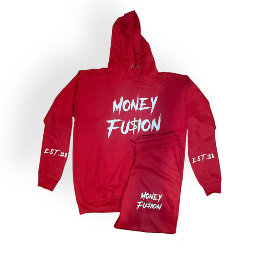 MF Jogging Suit(Red and White)