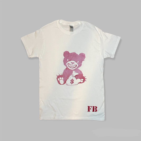 Bear T-Shirt (White and Red)