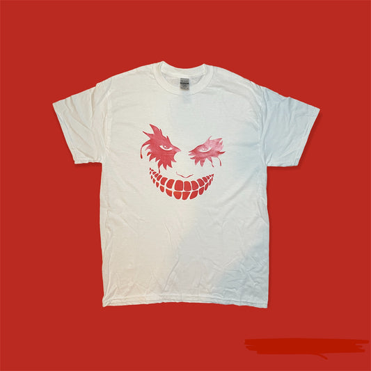 Smile T-Shirt (White and Red)